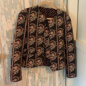Anthropologie Reversible Quilt Jacket